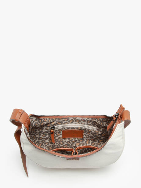 Sac Porté épaule M Sosoomao Coton Et Cuir Etrier Marron sosoomao coton ECSC057M vue secondaire 3